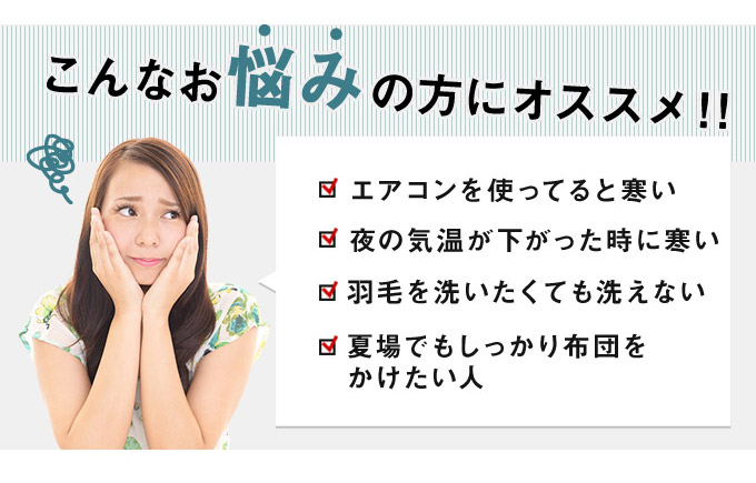 洗える合掛布団ペズリー人気のおすすめ掛布団の悩み解決策